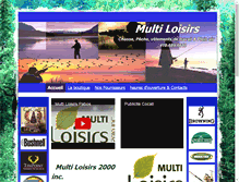 Tablet Screenshot of multiloisirs.ca